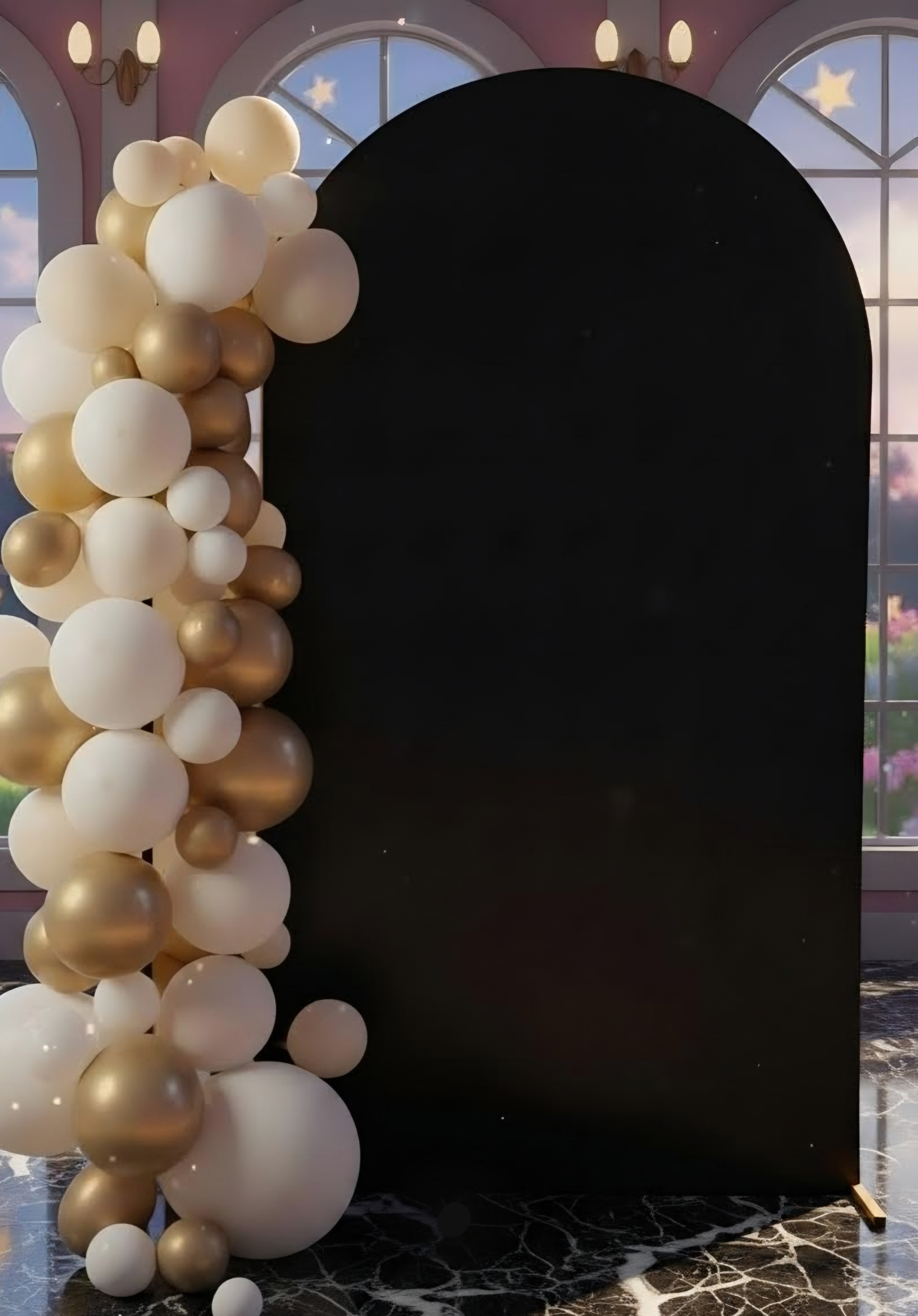 Balloon Party scene backdrop