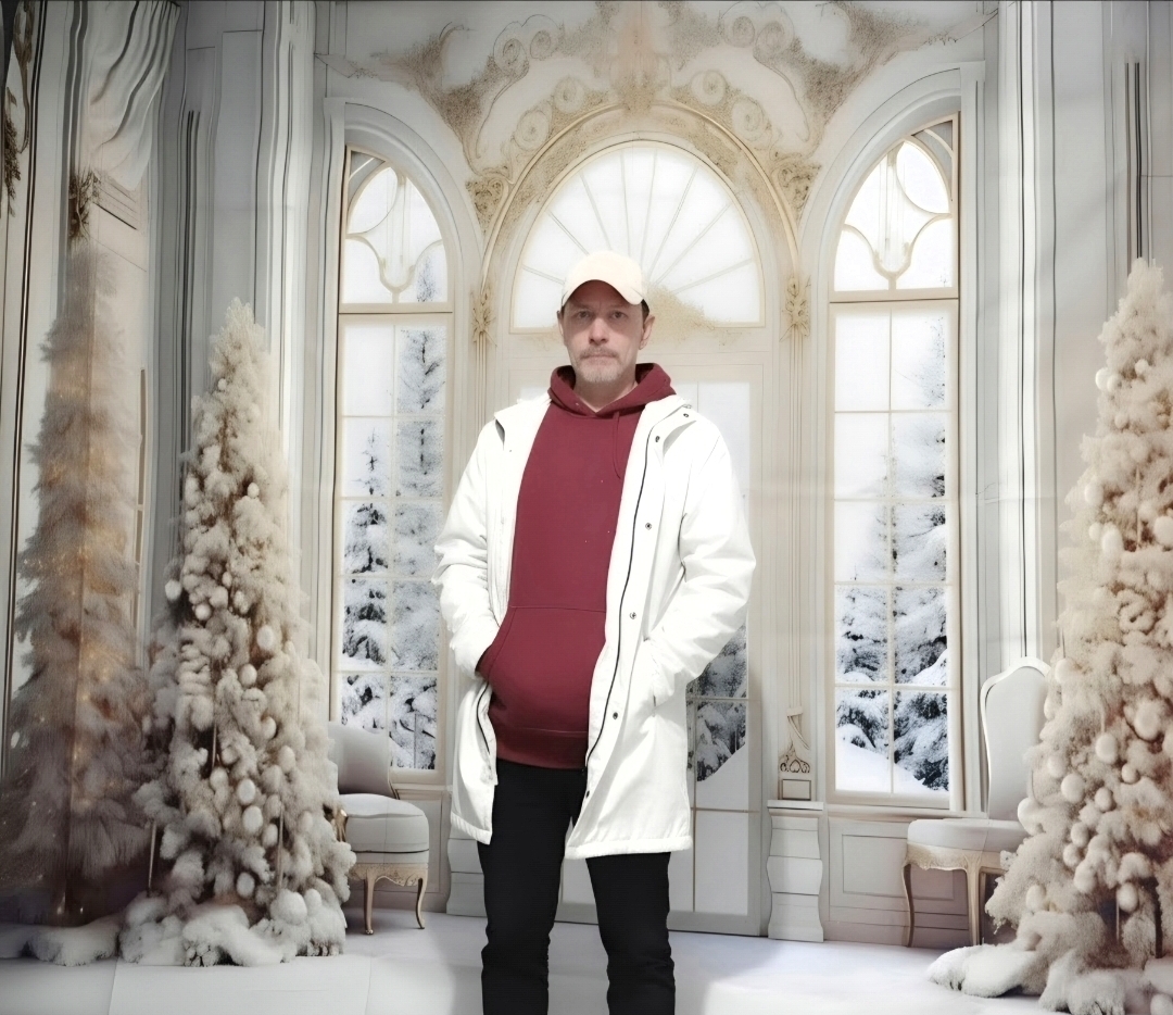 Winter portrait backdrop
